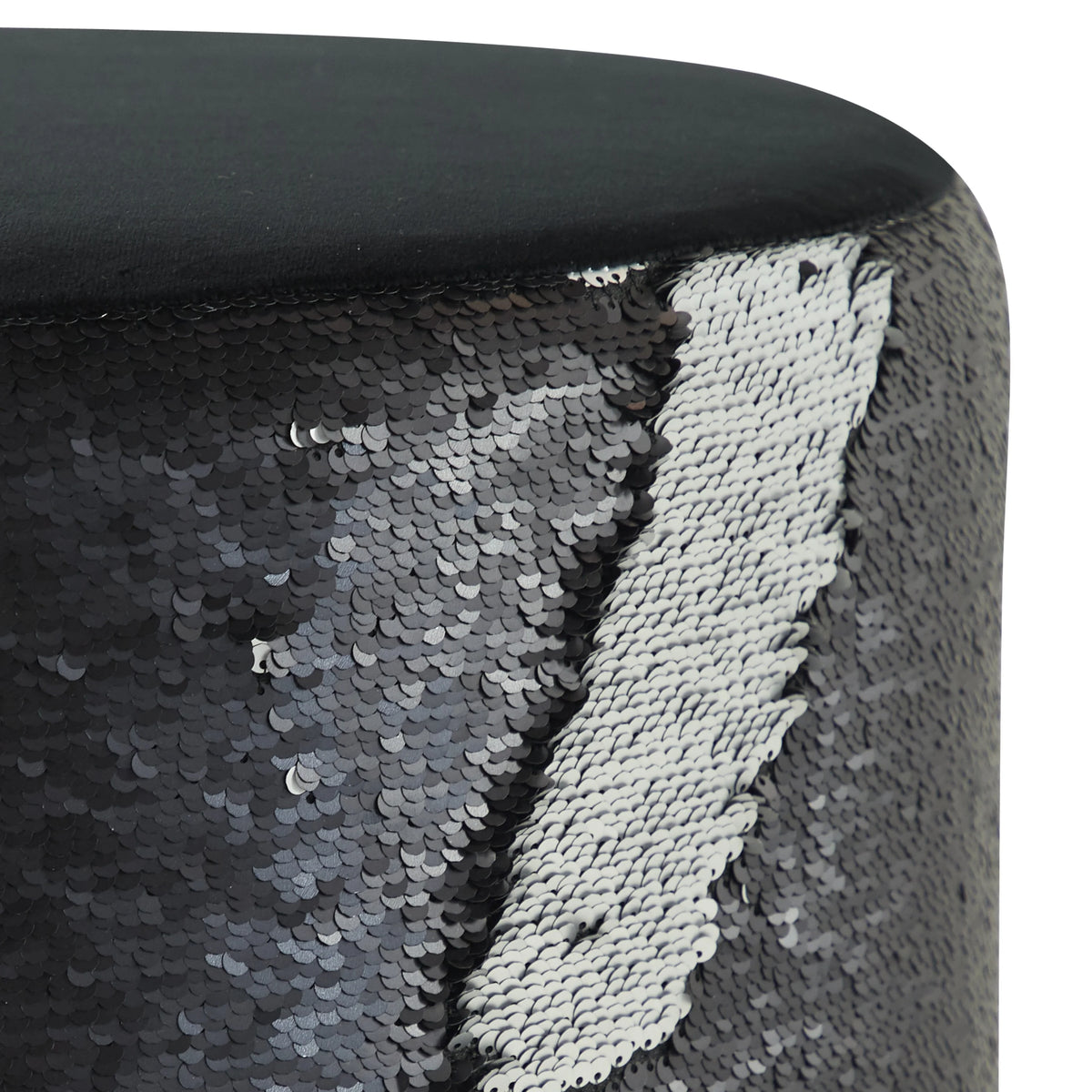 Black Wood Stool 18" G1927