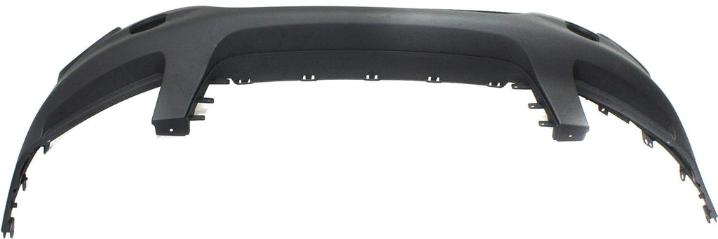 Textured Dark Gray Front Bumper Cover with Signal Light Hole Y79362
