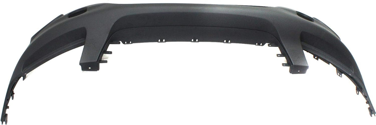 Textured Dark Gray Front Bumper Cover with Signal Light Hole Y79362