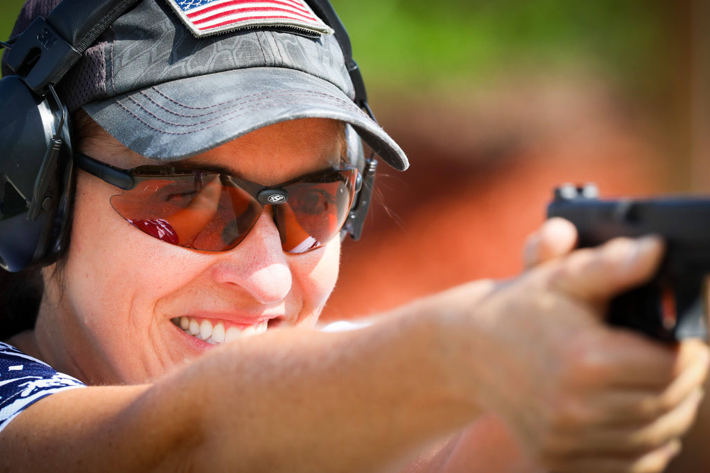 Shooting Glasses with 1.50 Magnification Black Frame 12 Amber Clear Smoked R6670