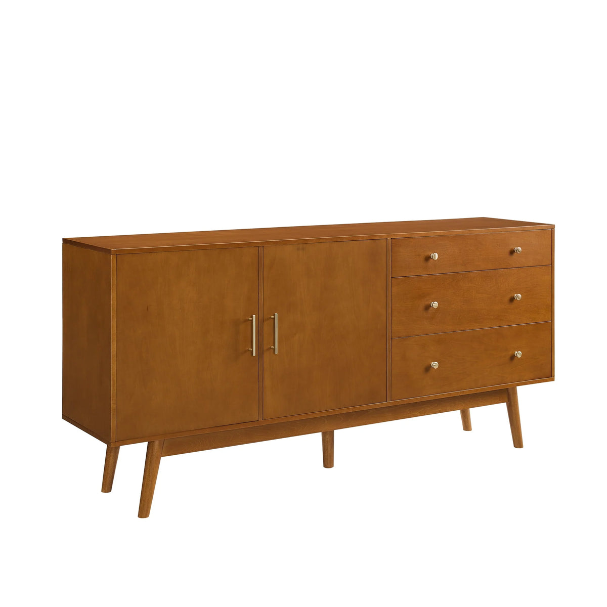 Mid Century 3-Drawer and 2-Door Sideboard K626771