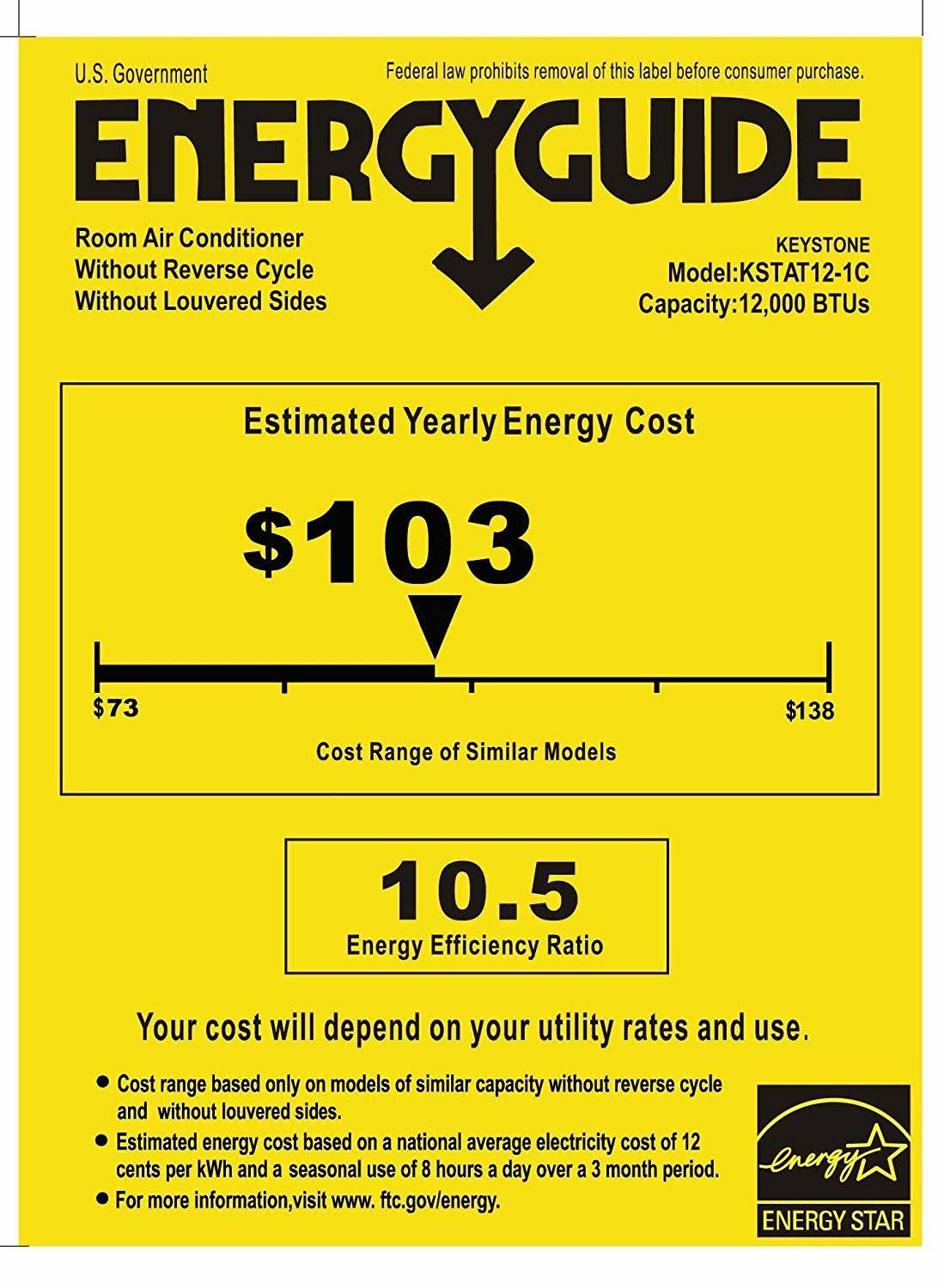 12,000 BTU 115V Through-the-Wall Air Conditioner with Remote C5699