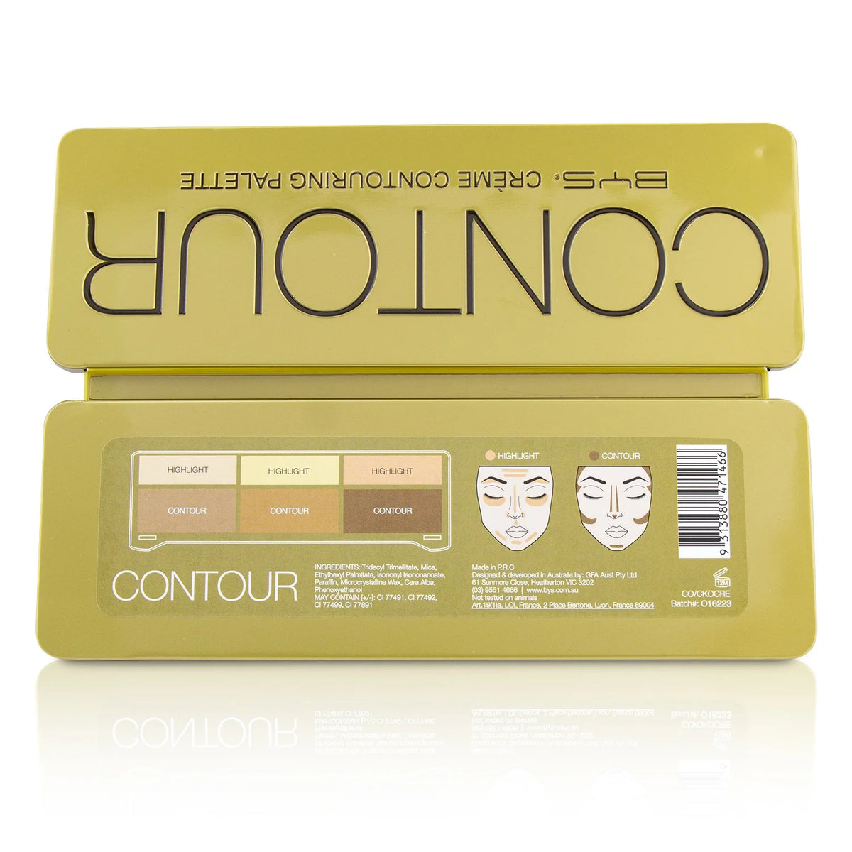 Creme Contouring Palette 3x Contouring Powder 3x Highlighting Powder 20g M987