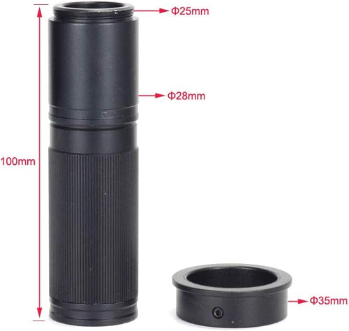 16MP Full HD 1080P 60FPS HDMI USB C-Mount Microscope Video Camera with 150X Zoom Lens F116