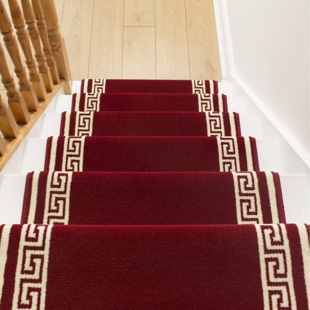 Red Stair Carpet Runner 3 Foot M93399