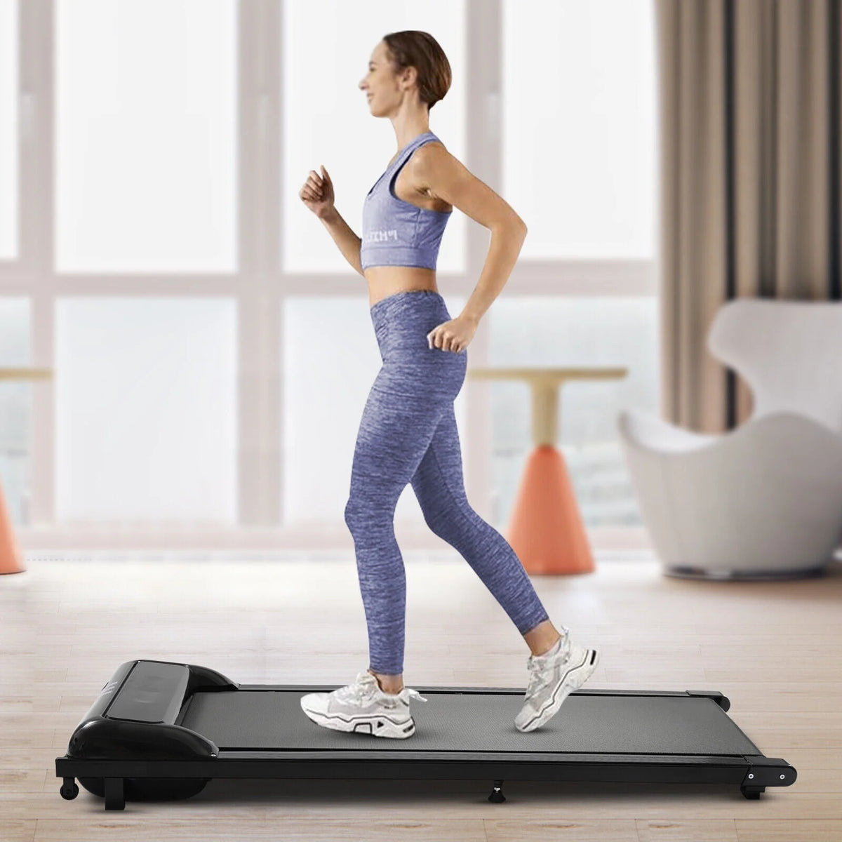 600W 2 in 1 Treadmill with Remote Control N810783