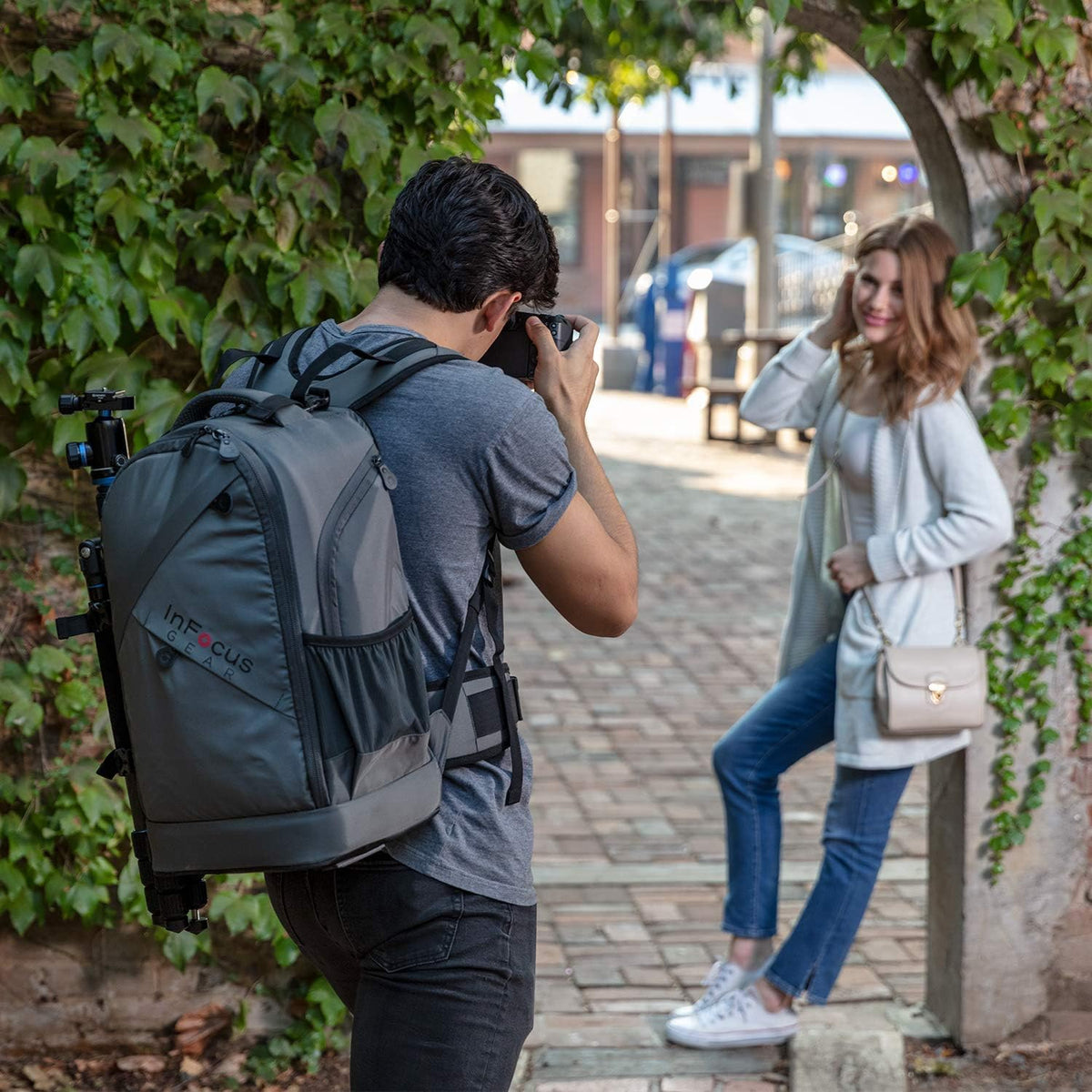 Photographer Backpack for DSLR Camera, Laptop, Tripod, Lens & Accessories C128