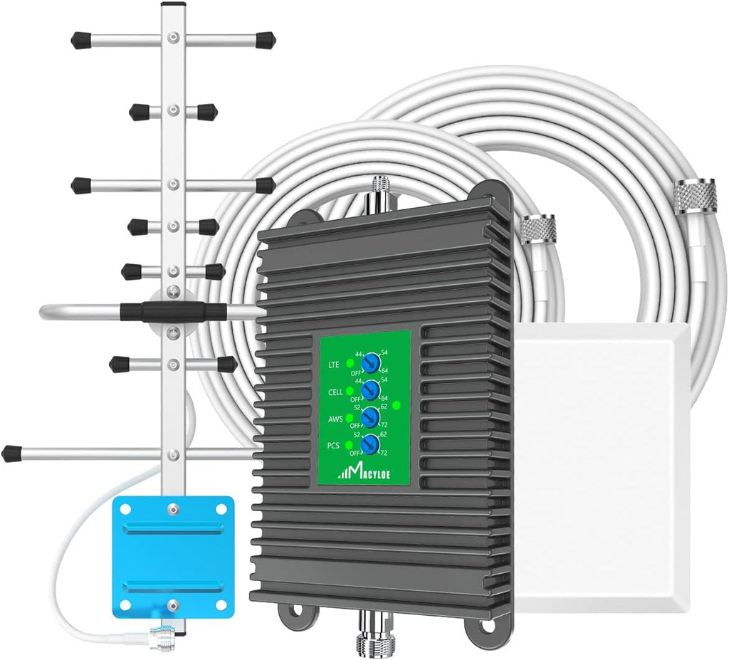 Cell Phone Signal Booster for Home 700/850/1700/1900/2100Mhz GSM 3G/4G/5G CDMA LTE FCC Approved R255190