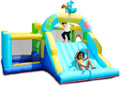 Inflatable Bounce House with Blower, Wide Slide, Ball Pool W328