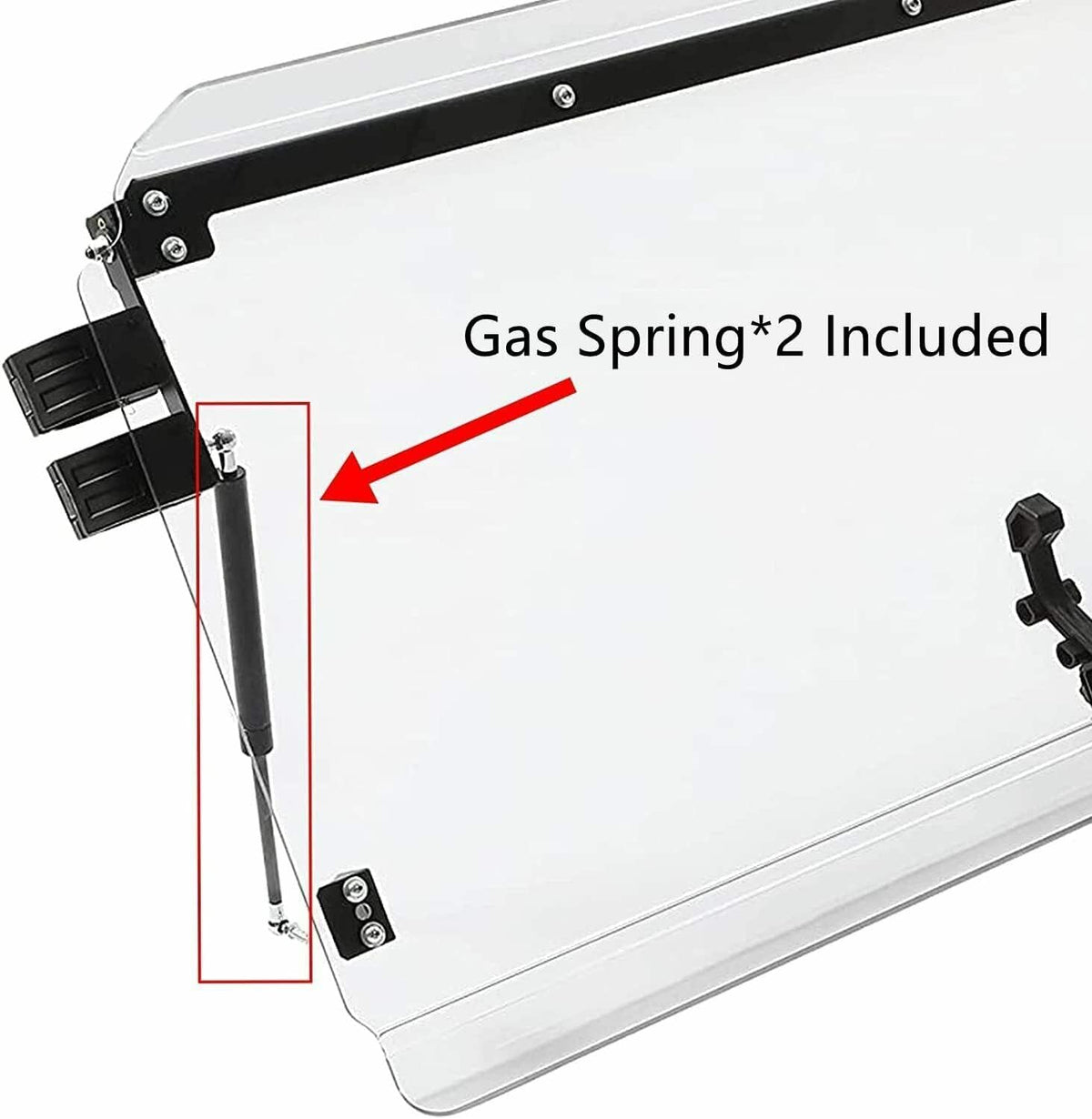 Scratch Resistant Clear Flip Windscreen S66180