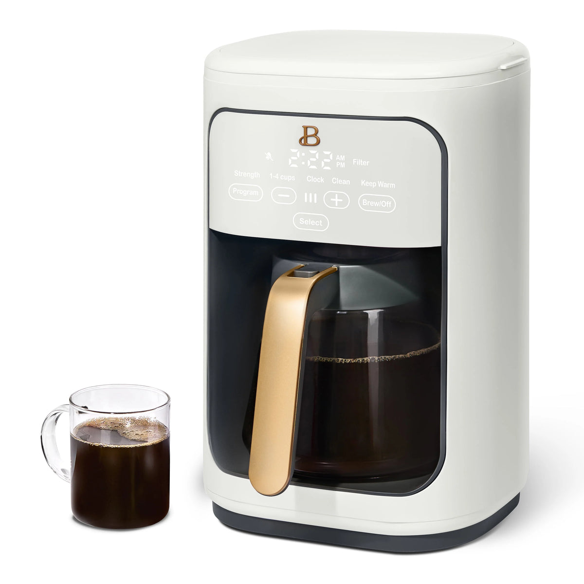 14-Cup Programmable Drip Coffee Maker with Touch-Activated Display E4179