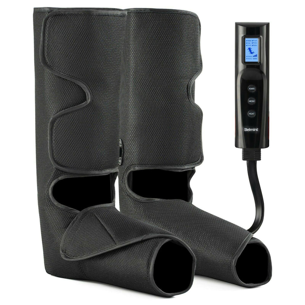 Leg and Foot Air Compression Massager with Heat and 6 Modes F37505