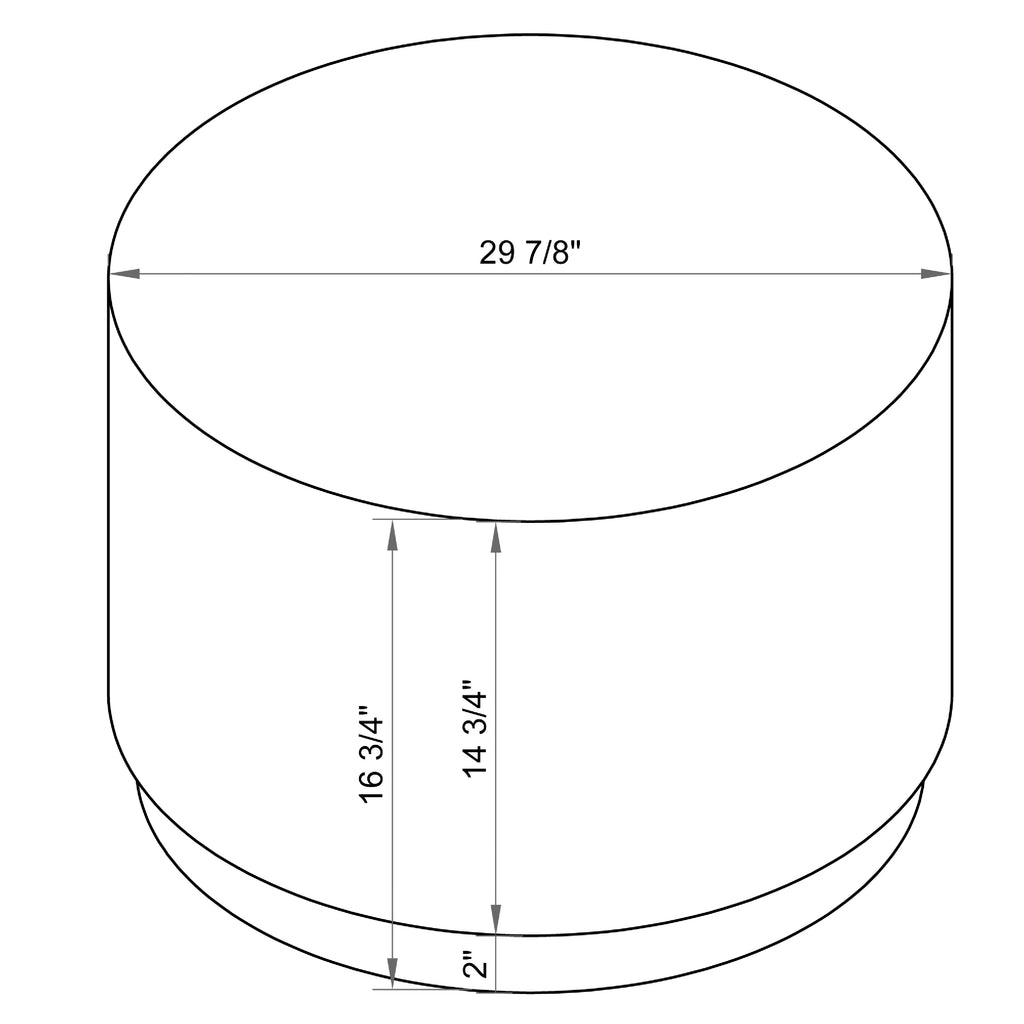 Round Drum Coffee Table S46203