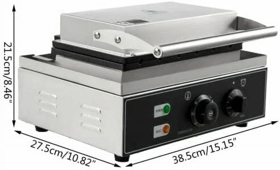 110V Commercial Stainless Steel Nonstick 10PCS Waffle Maker S275461