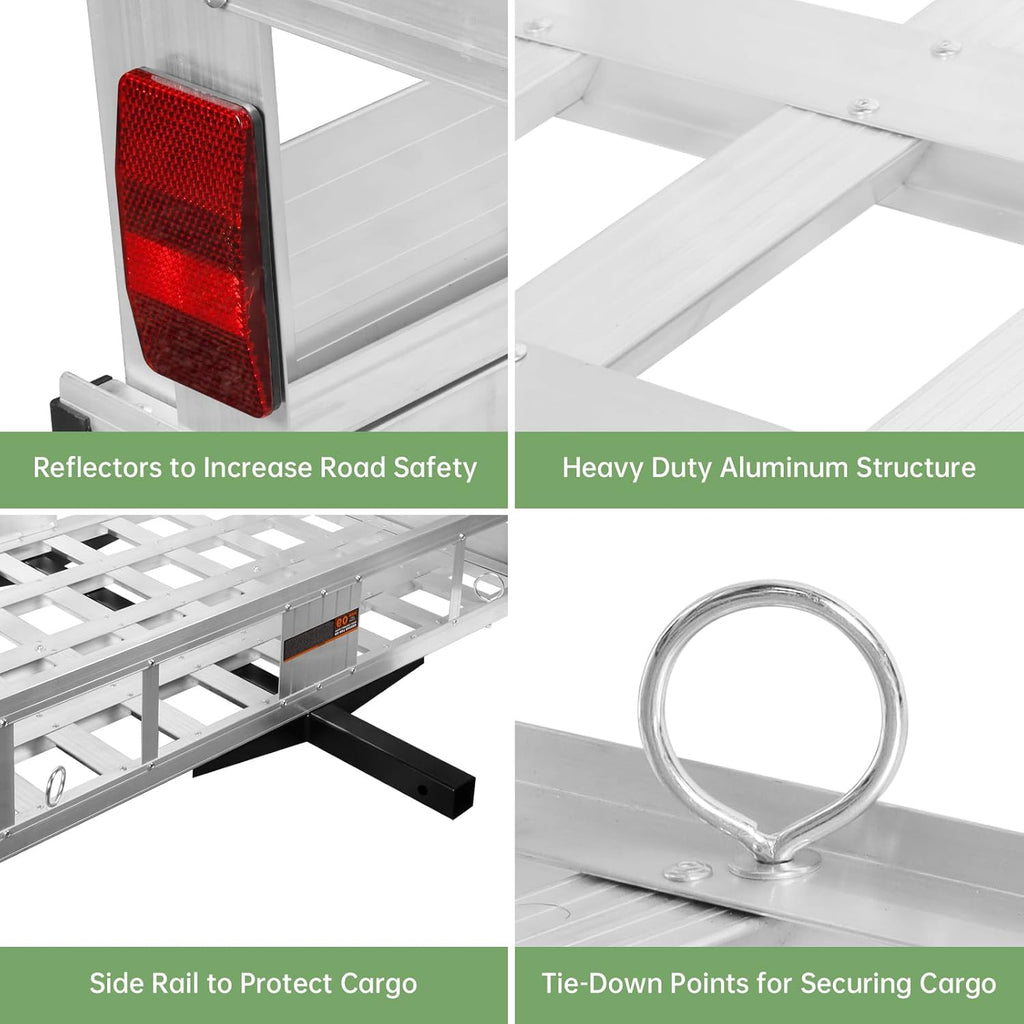 500lb Capacity 2" Hitch Cargo Carrier J395