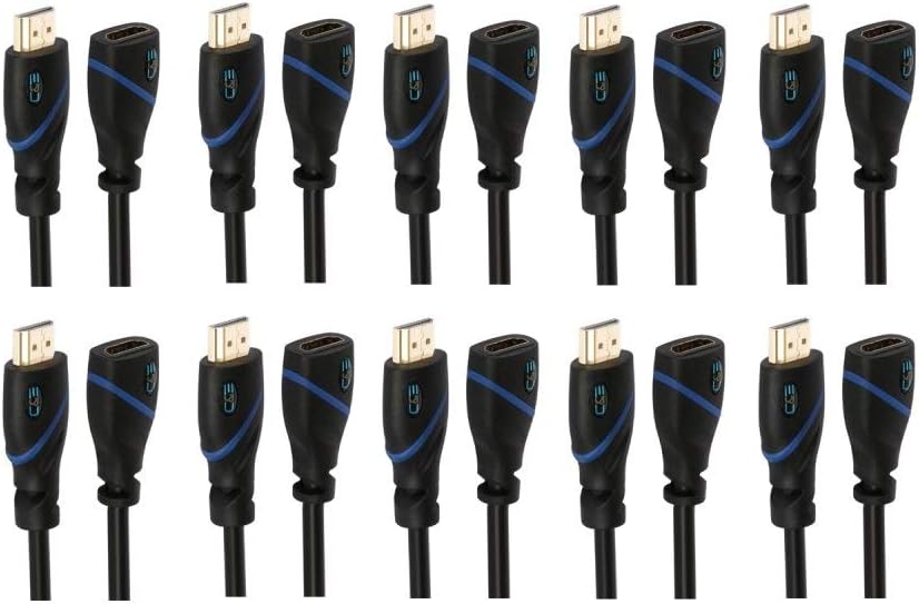 75 FT High Speed HDMI Cable Male to Male with Ethernet Black T477