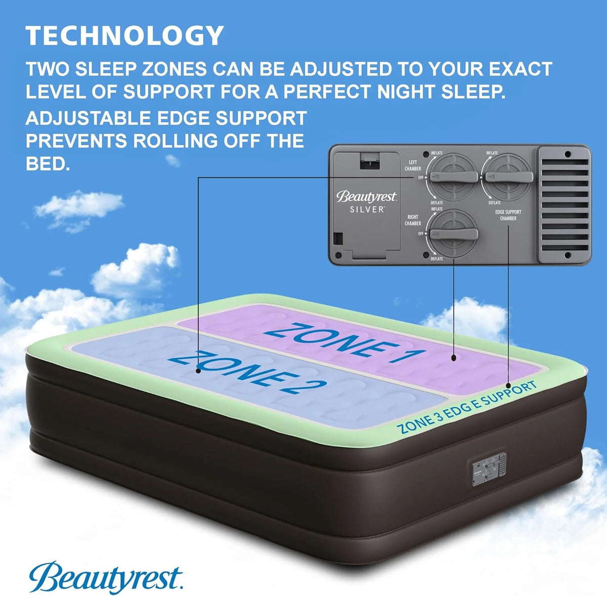 Queen Air Bed Mattress with Built-in High-Speed Pump O3974