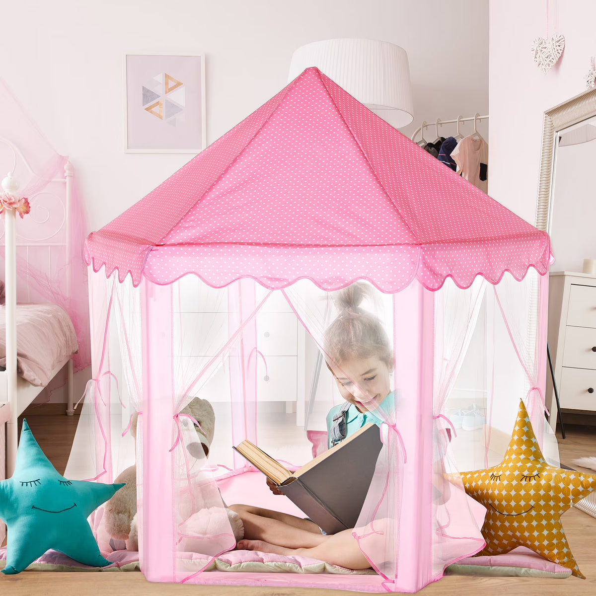 Kids Fairy Play House Tent with Carry Case U2153