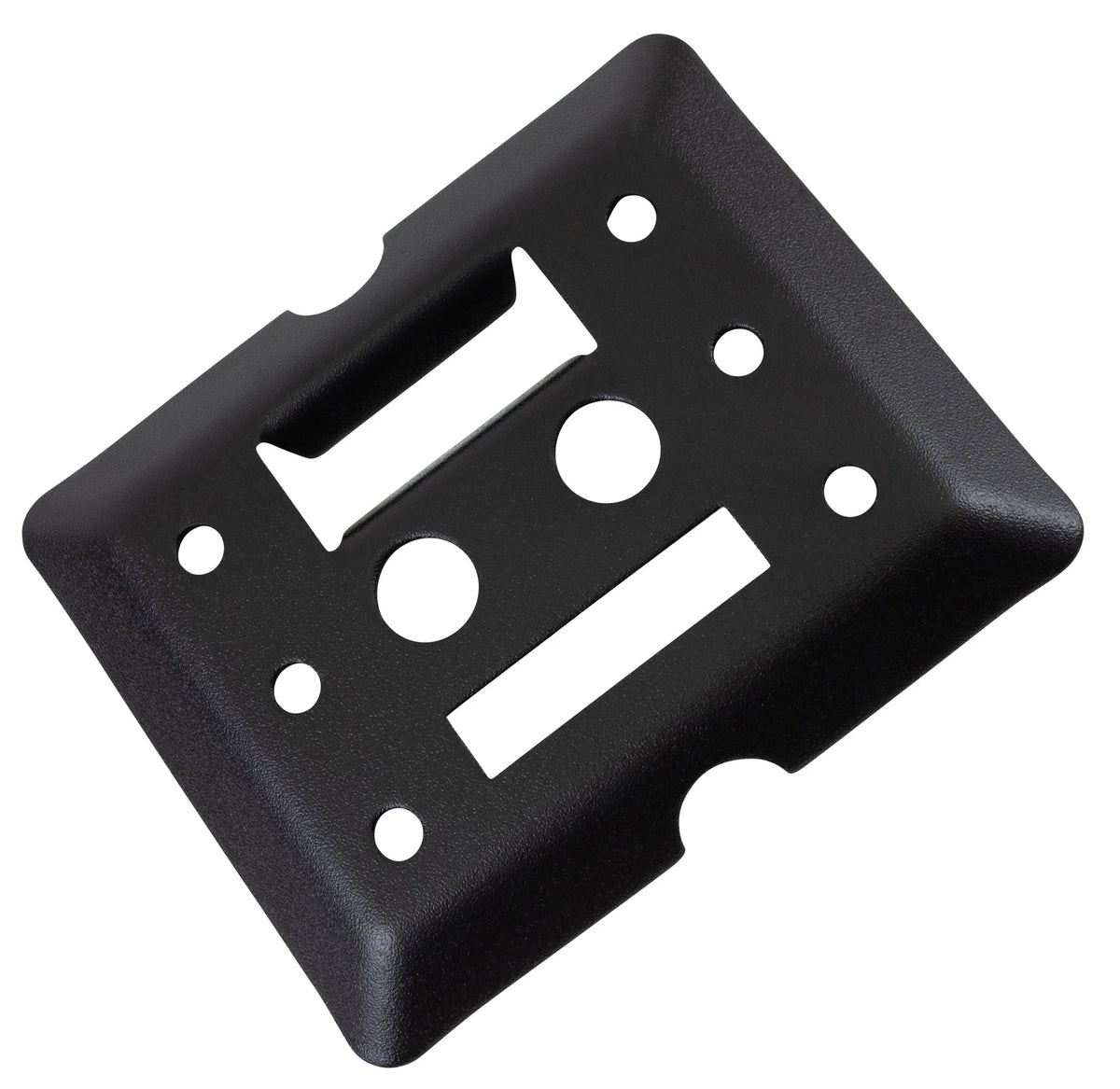 (20 Pack) Black Steel Bolt-on E-Track Tie Down Plates W539