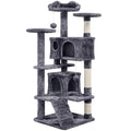 Dark Gray Cat Tree Condo with Scratching Post Tower F505
