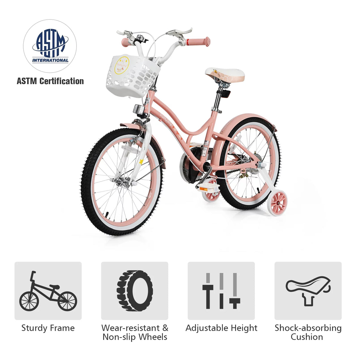 Kids Bike with Training Wheels C96005