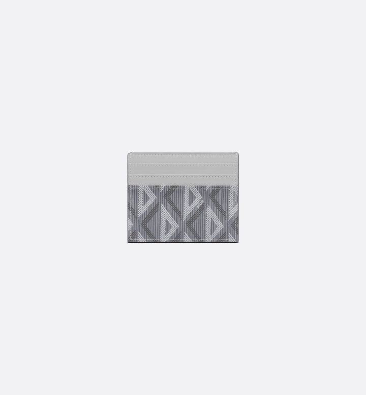 Gray Canvas Card Holder V4570