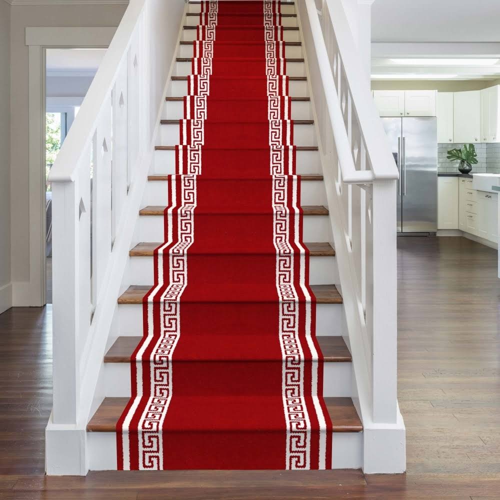 Red Stair Carpet Runner 3 Foot M93399