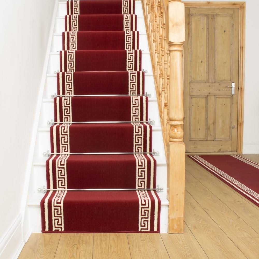 Red Stair Carpet Runner 3 Foot M93399