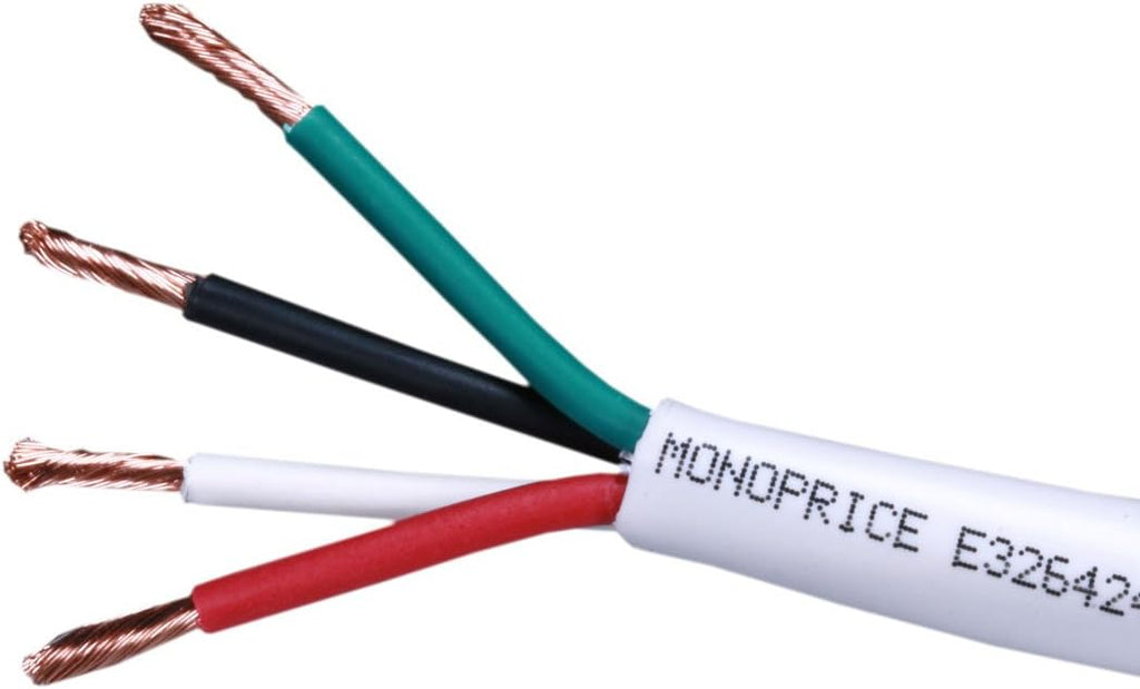 100ft 14AWG CL2 Rated 2-Conductor Loud Speaker Cable X51091