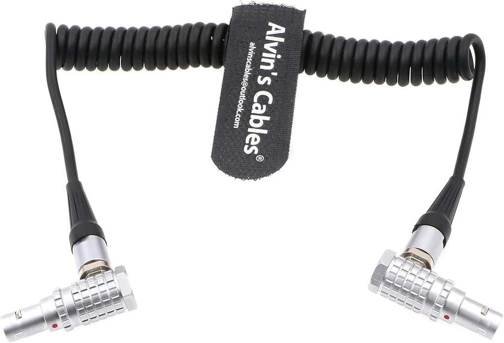 5 Pin Male to 5pin Timecode Coiled Cable Pack of 2 V51993