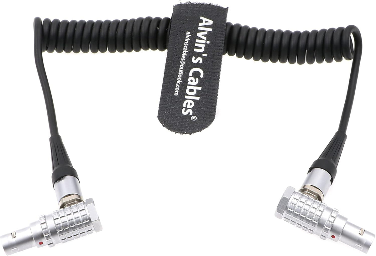5 Pin Male to 5pin Timecode Coiled Cable Pack of 2 V51993