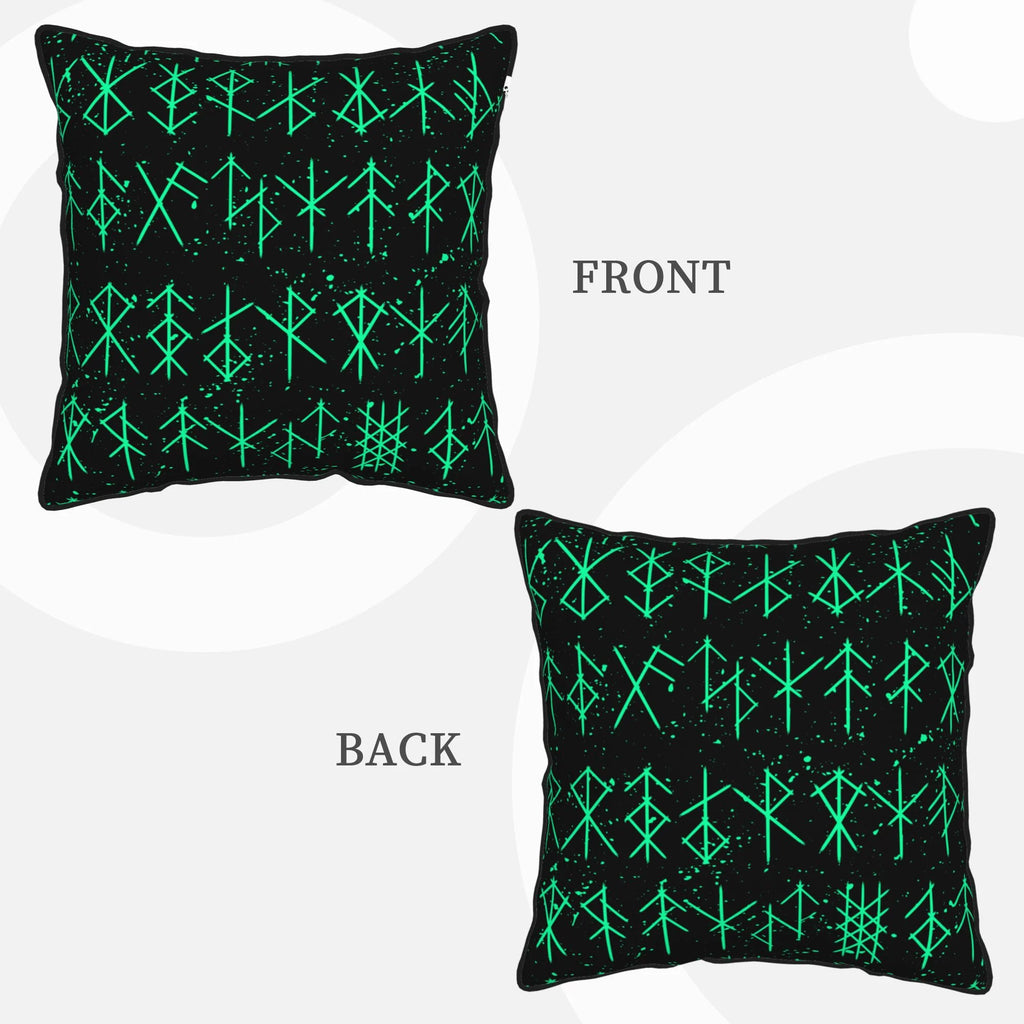 Green 20"x20" Velvet Throw Pillow Covers Set of 2 C69017