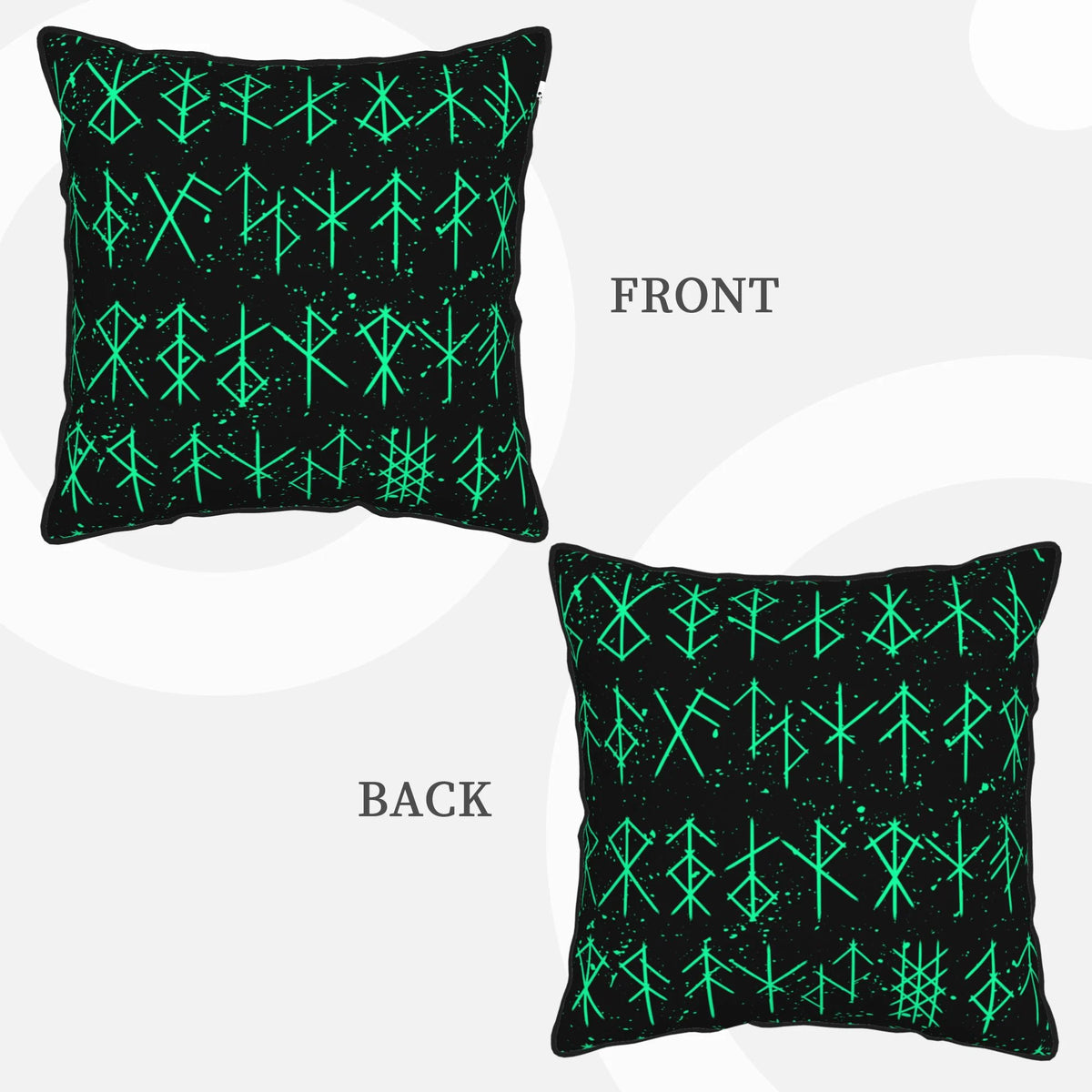 Green 20"x20" Velvet Throw Pillow Covers Set of 2 C69017