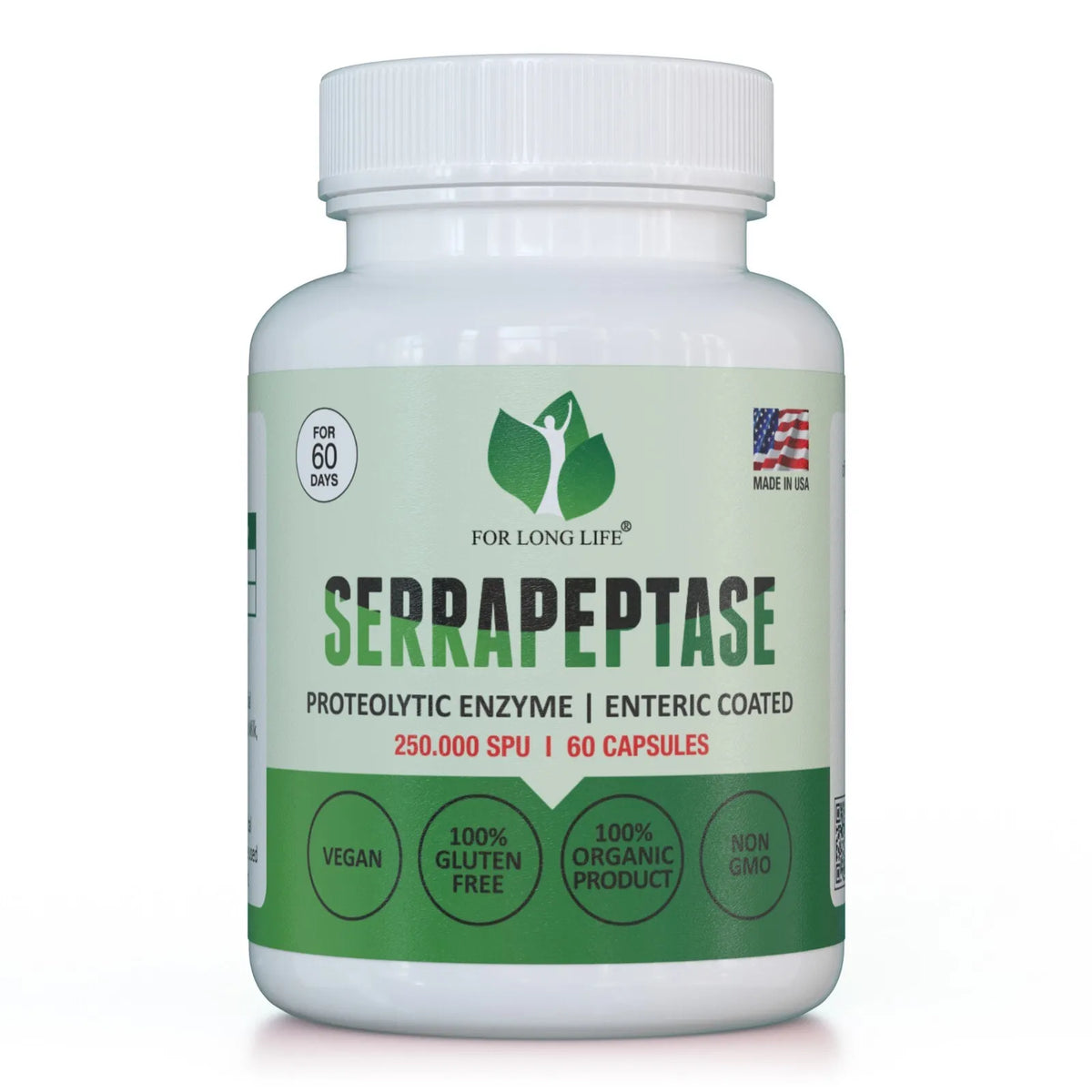 90 Capsules Serrapeptase Supplement Z1977