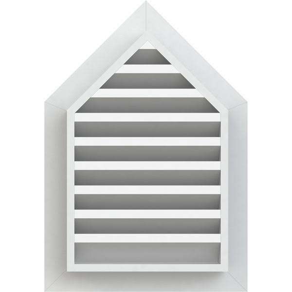 PVC Gable Vent Z664412