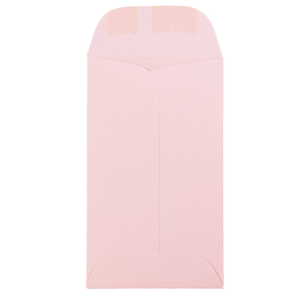 Baby Pink Coin Envelopes, 1000/Carton Q6400