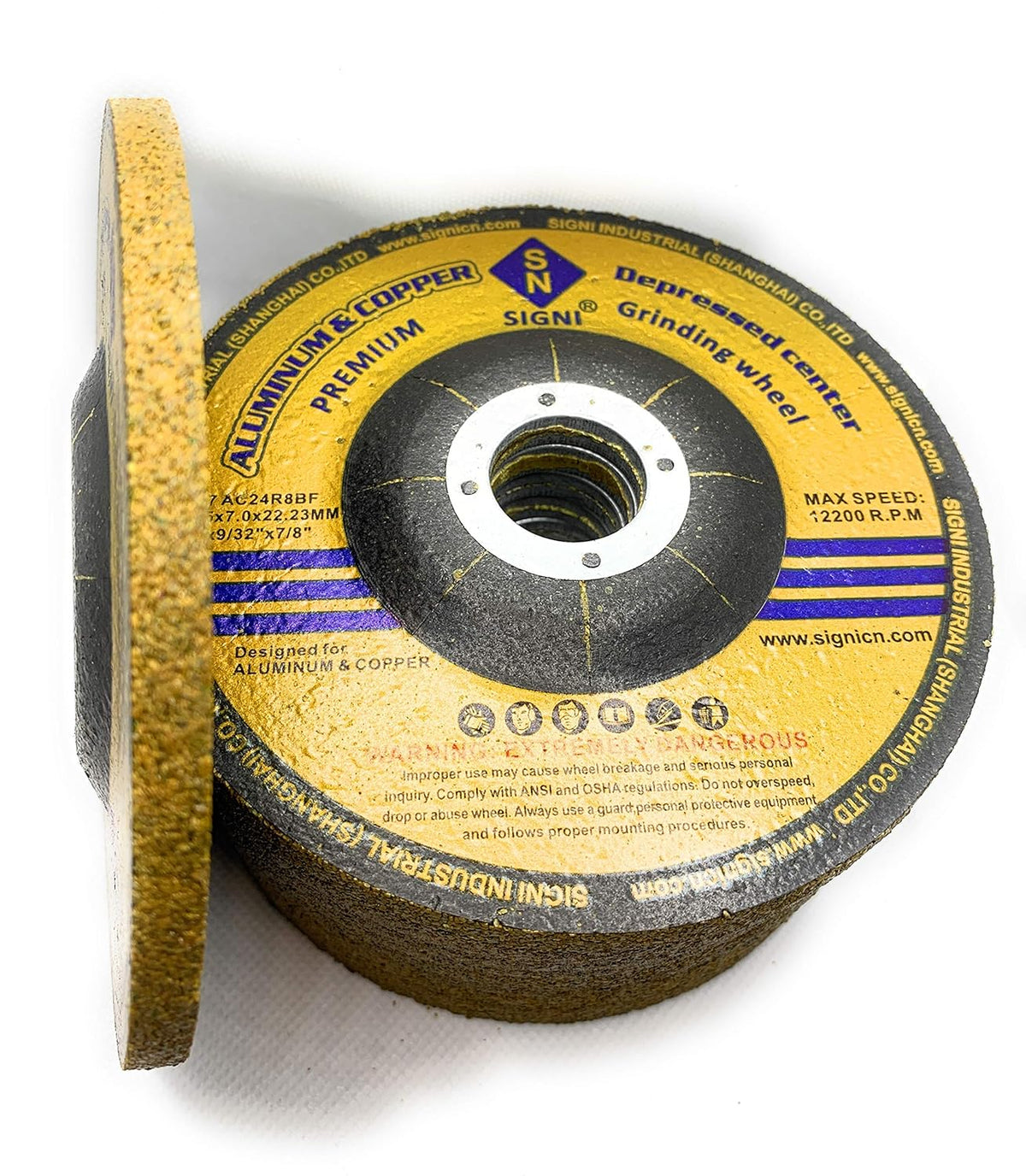 Aluminum Grinding Wheel 5 inch 10 Pack E601