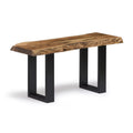 Natural Live Edge Wood 36" Bench P587