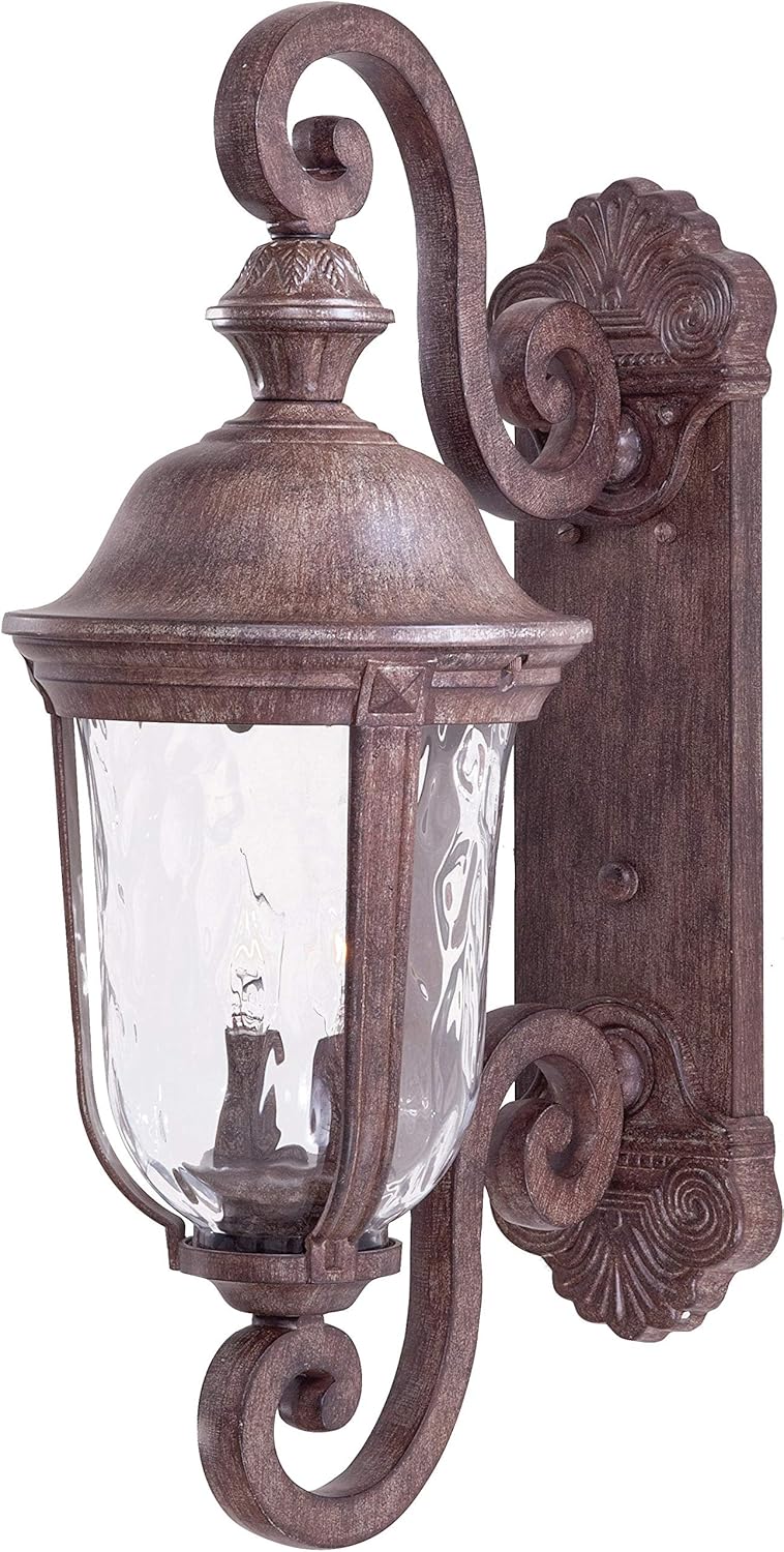 Cast Aluminum Outdoor Wall Light, 100 Watts, Rust U177