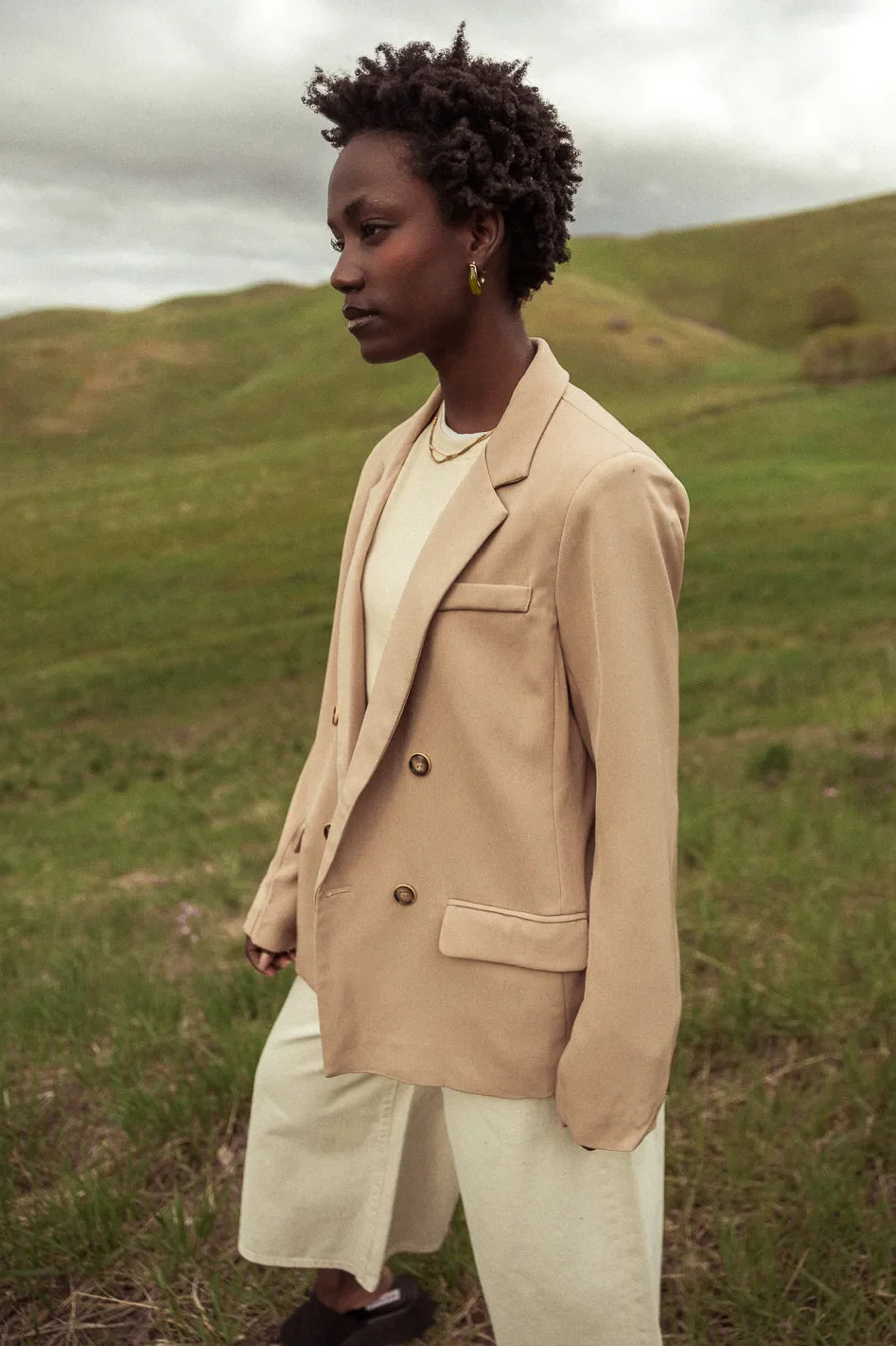 Taupe Blazer H313