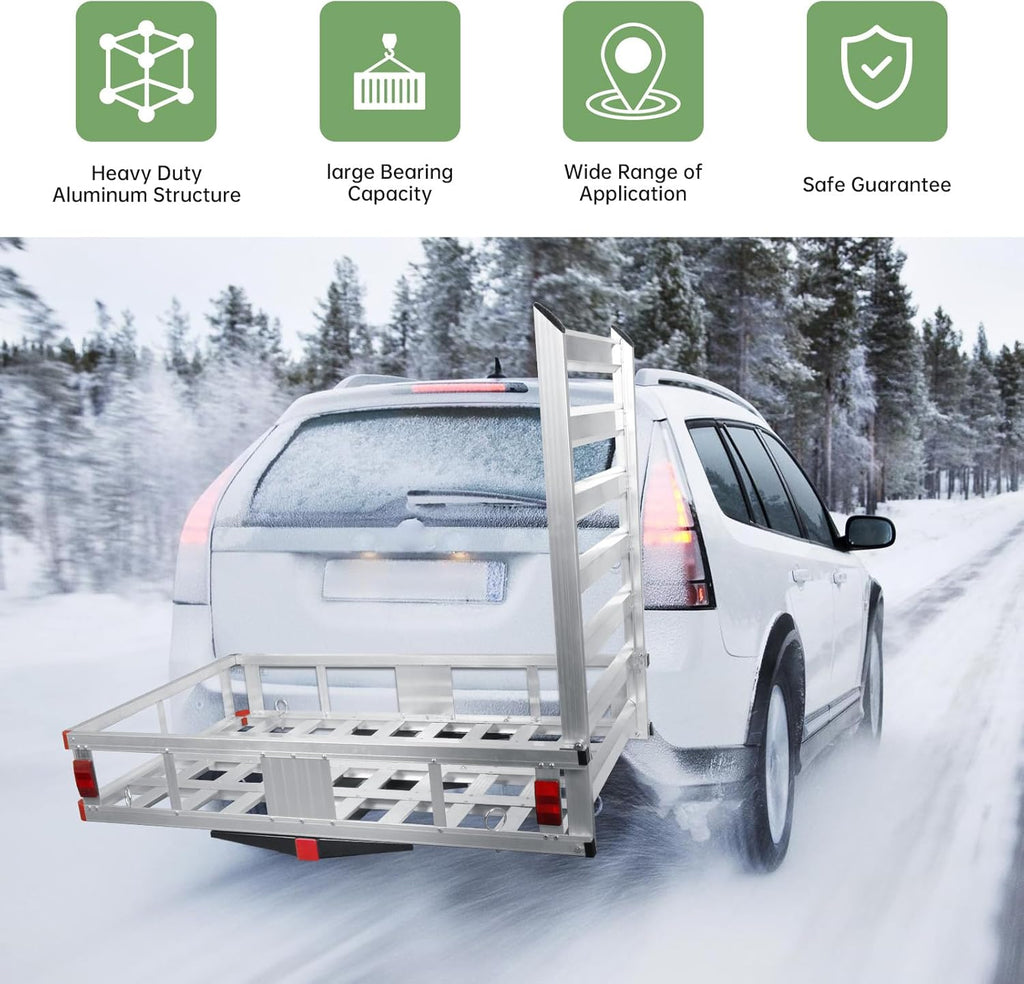 500lb Capacity 2" Hitch Cargo Carrier J395