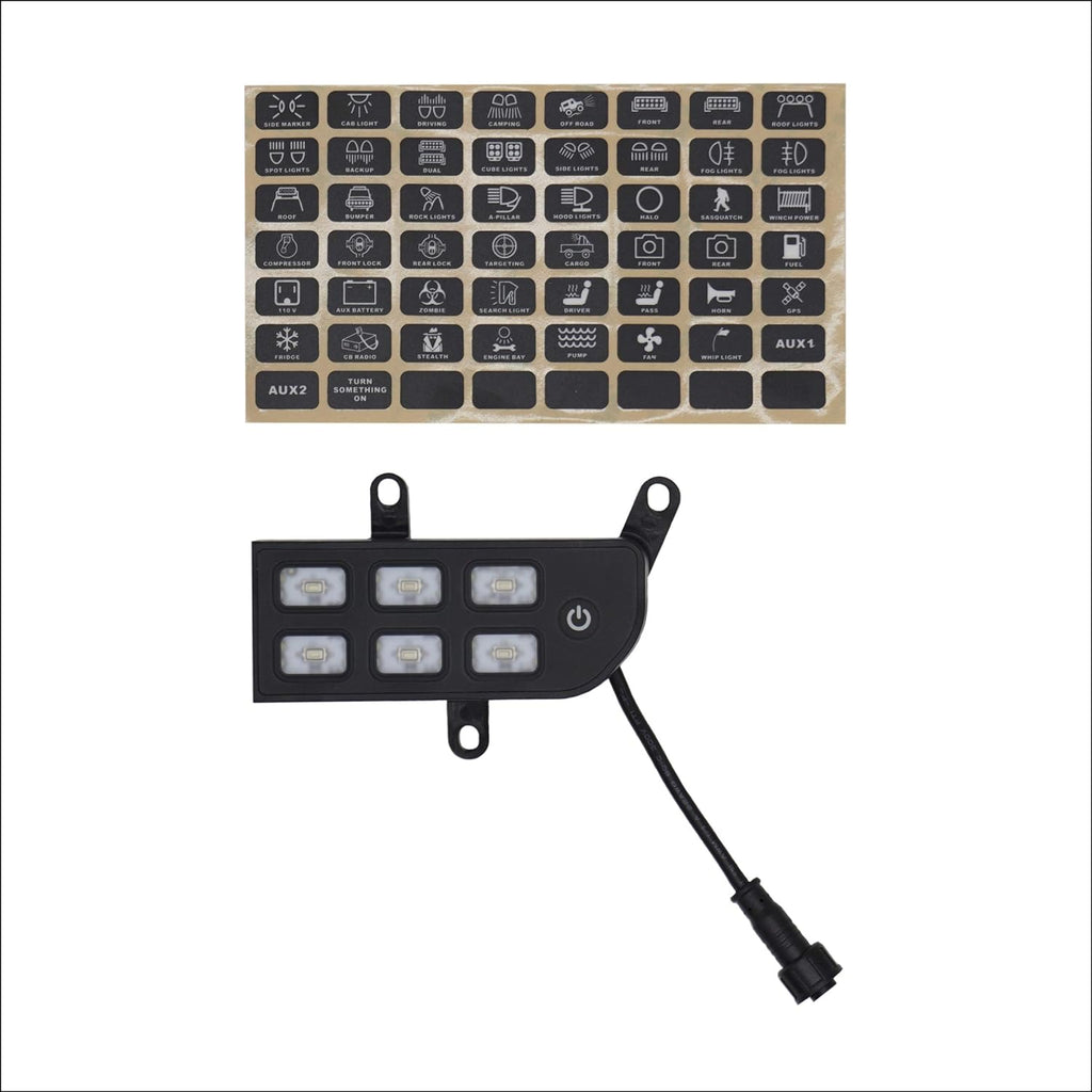 Lower Dash Switch Panel for Jeep Wrangler JL JLU and Gladiator A222