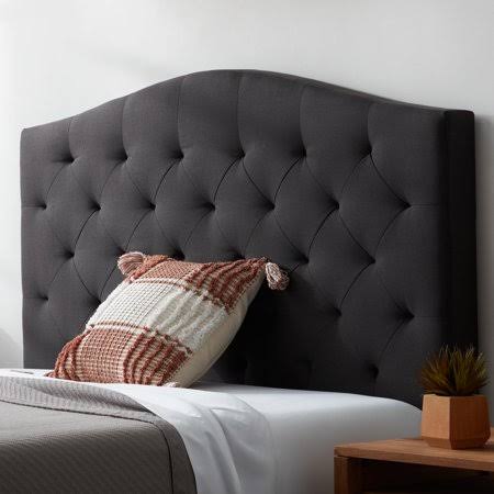 Charcoal Gray King Cal King Curved Edge Headboard G4409