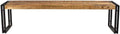 Reclaimed Wood and Metal Bench, 50-Inch H587