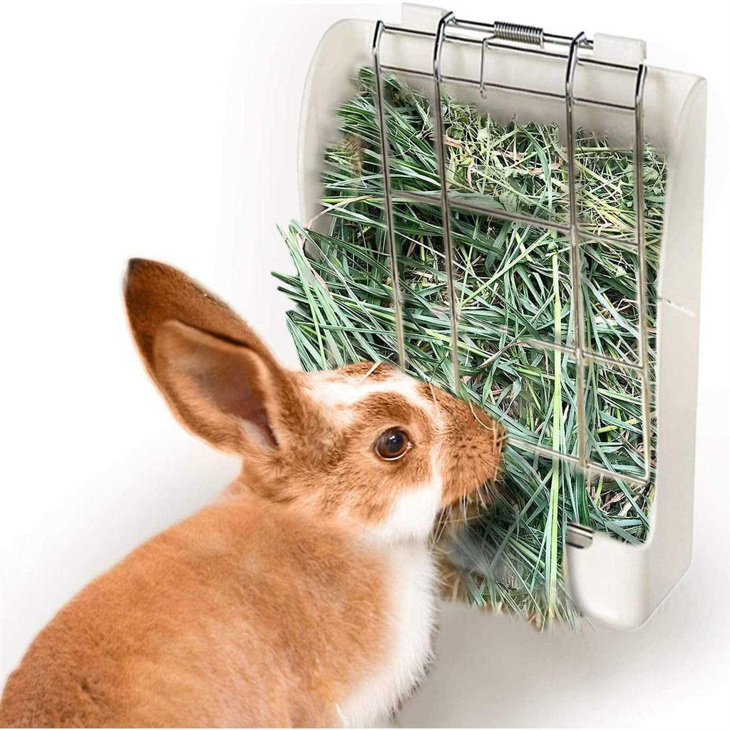 Rabbit Bunny & Guinea Pig Hay Feeder Rack Food Dispenser B582690