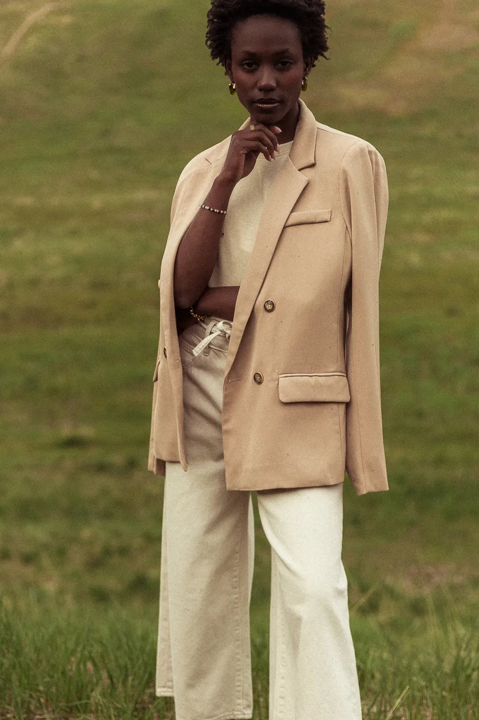 Taupe Blazer H313