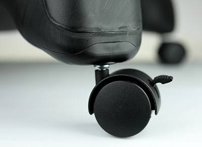 Blue Plastic Mobile Ball Chair with Back O88208