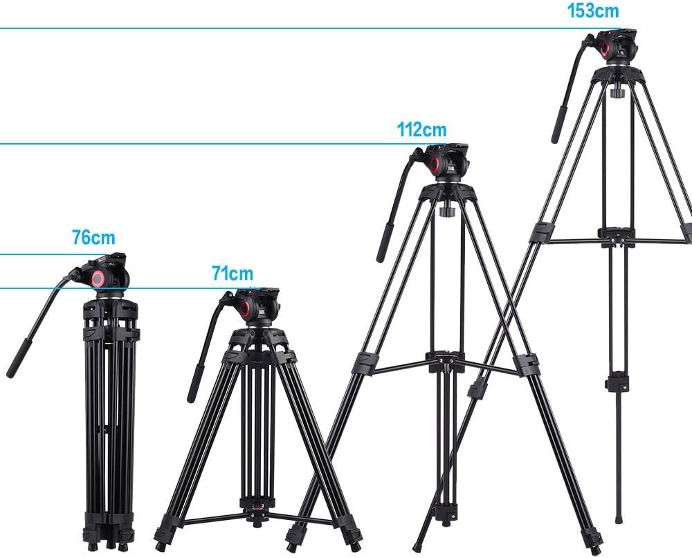 Heavy Duty Aluminum Video Tripod Y938642