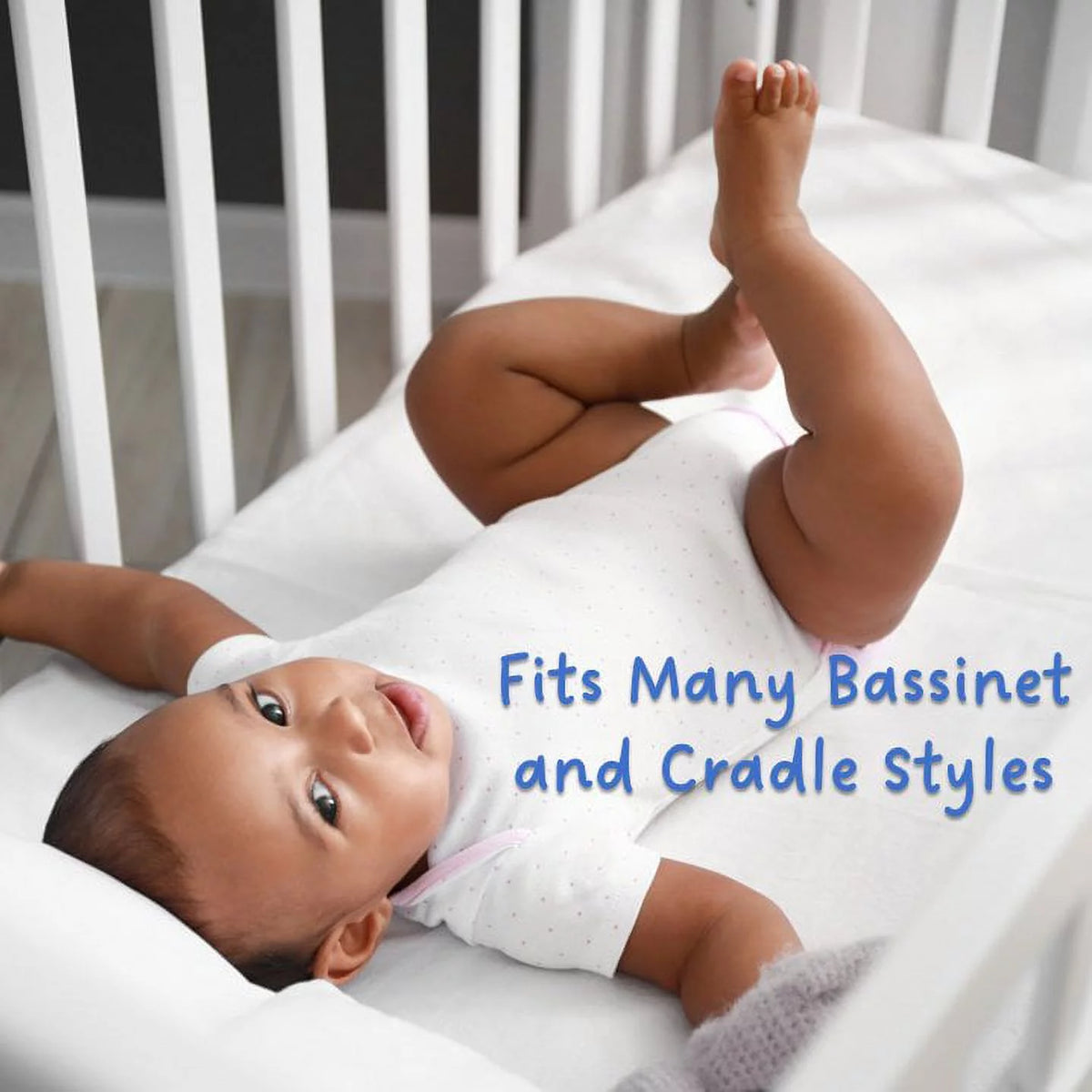 Baby Bassinet Cradle Mattress Oblong 12 x 26 Foam Waterproof Q535