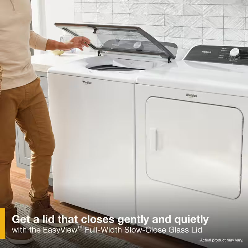 5.3 cu.ft. Top Load Washer in White Y1851